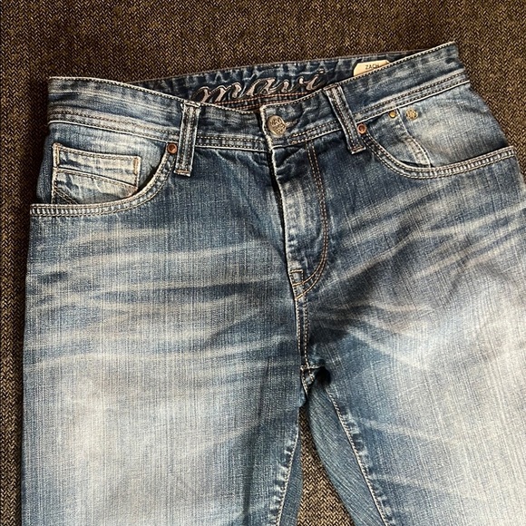 Mavi Women's "Zach" Low-Rise Easy Straight Leg Blue Jeans sz 30-31 - Picture 4 of 10
